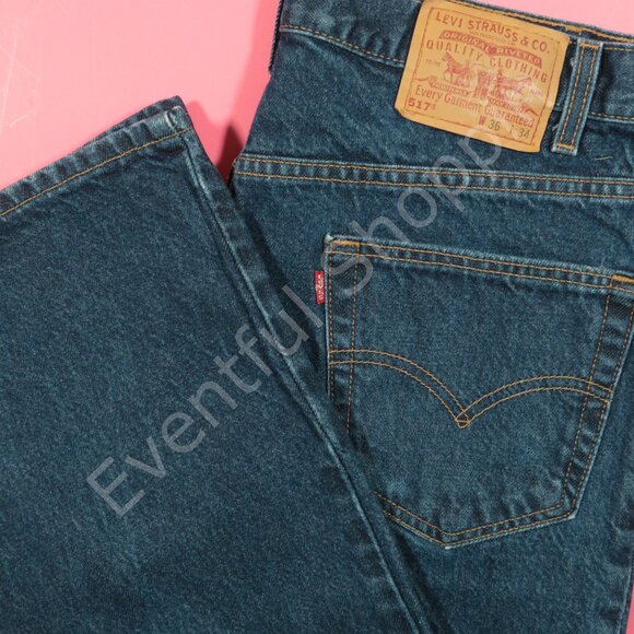 Levi's Other - Vintage 1980s Levis 517 Bootcut Dark Wash Jeans Size 36